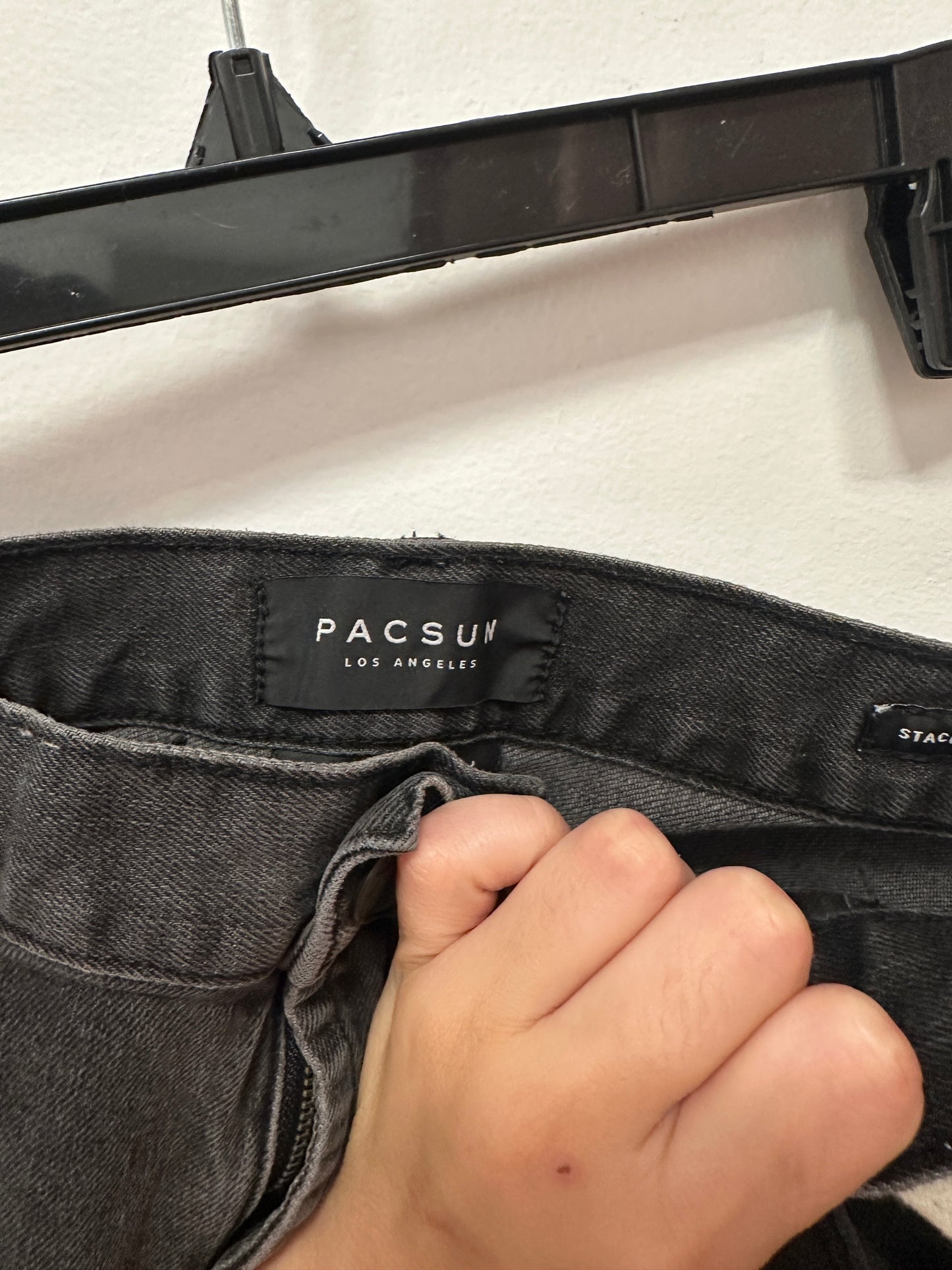 PacSun Black Stacked Skinny Jeans