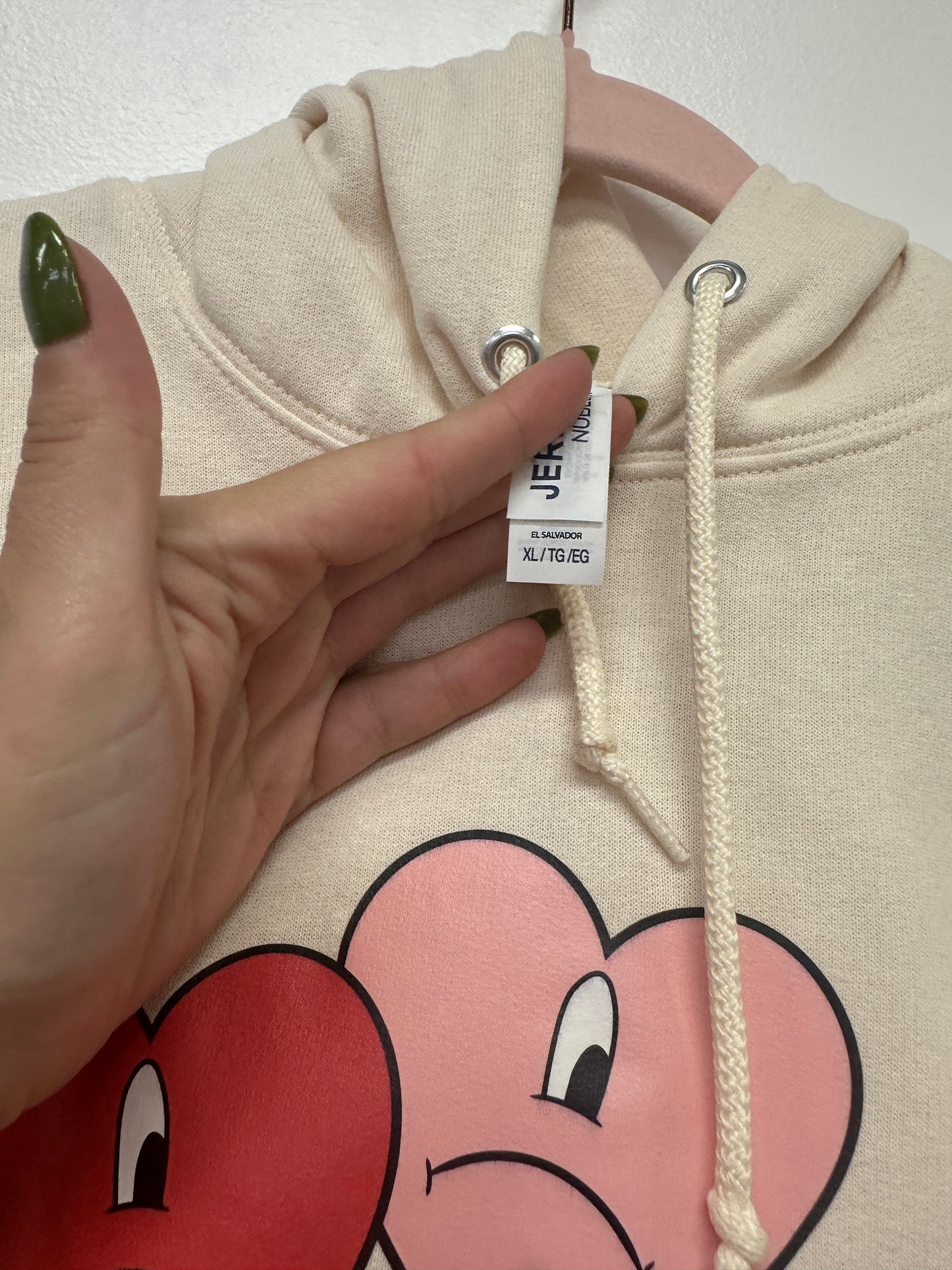 Hello Kitty Cream Graphic Hoodie XL