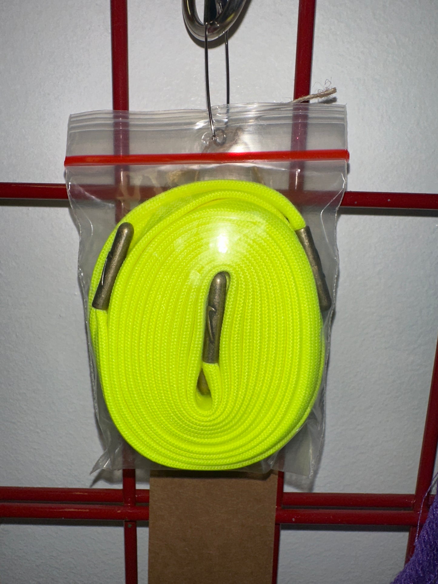 Nike Neon Yellow Shoelaces