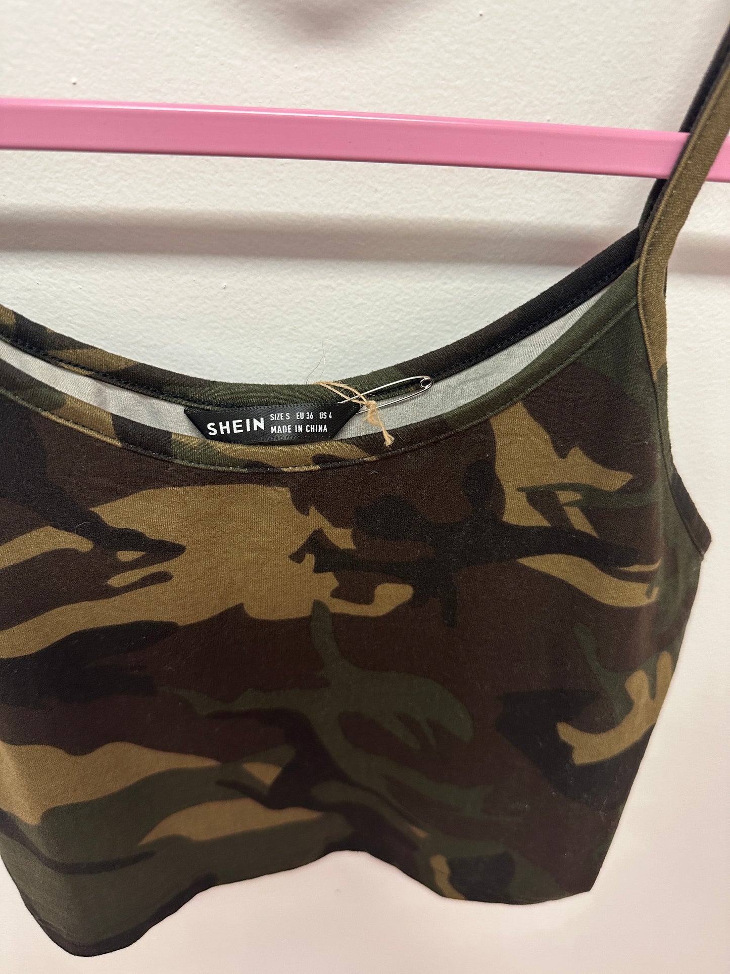 Shein Camo Crop