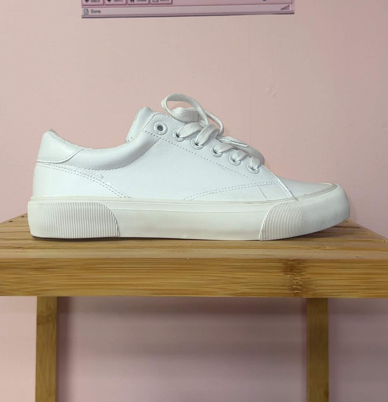 White Platform Sneakers