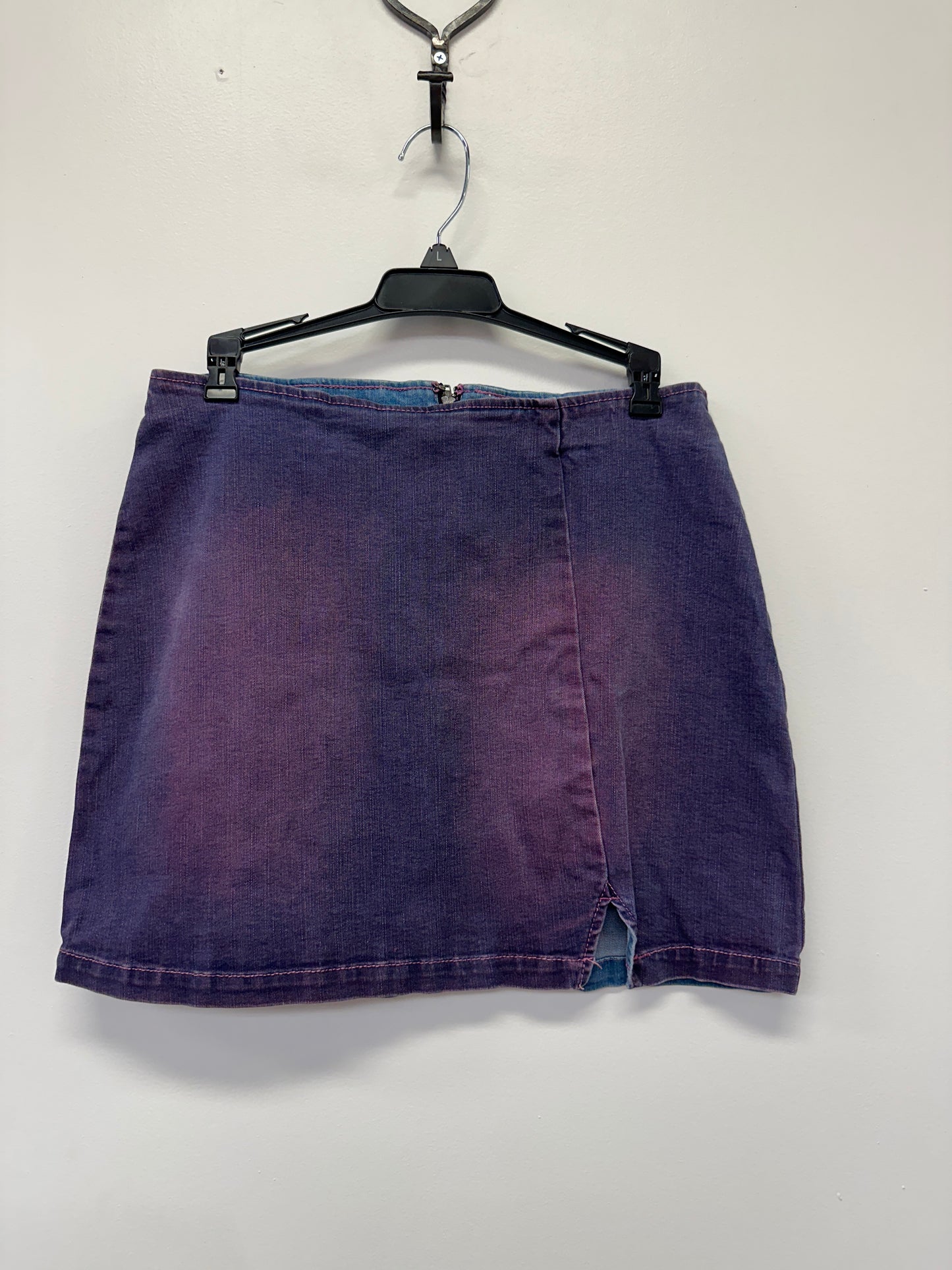 Wild Fable Purple Denim Mini Skirt Size 10