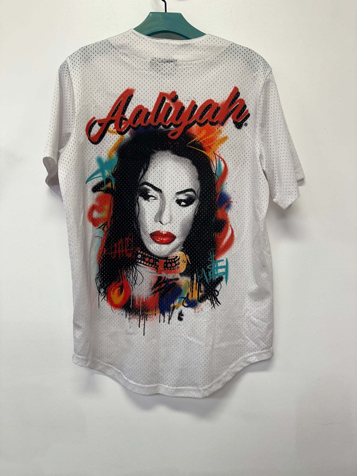 White Aaliyah Jersey