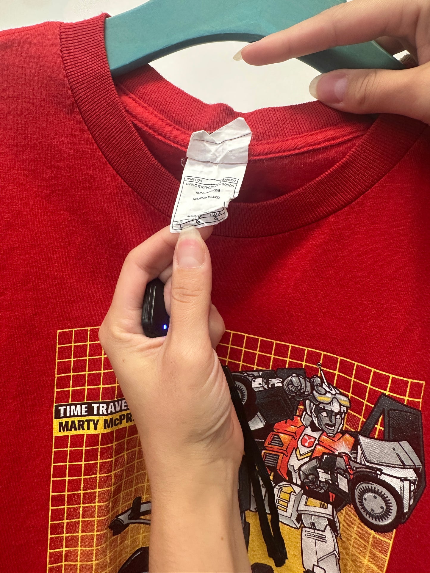 Marty McPrime Transformers Back to the Future Tee