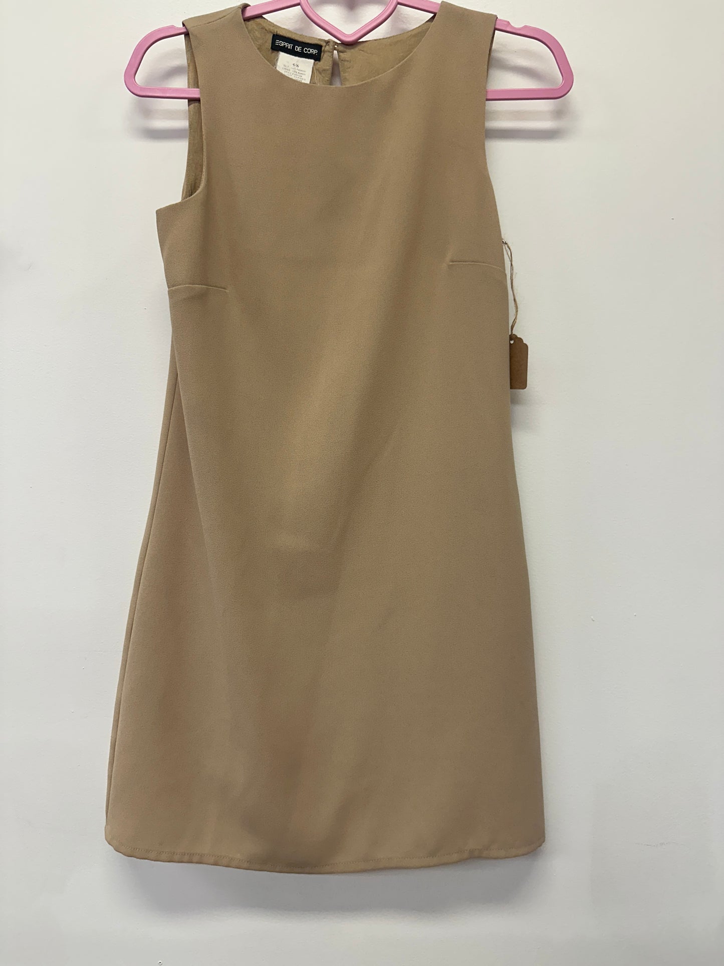 Beige Shift Dress