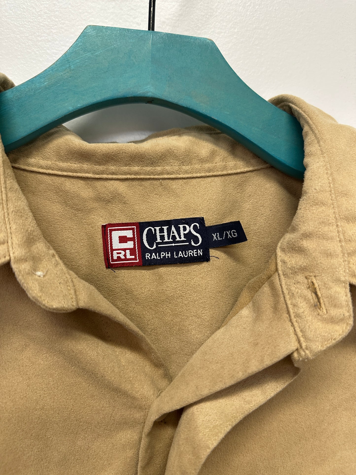 Chaps Ralph Lauren Beige Button Up