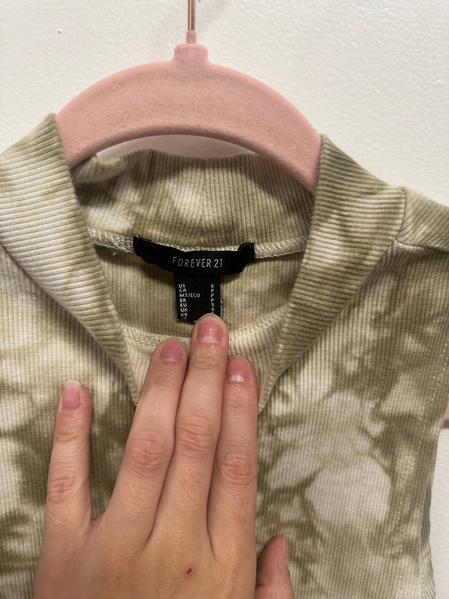 Forever21 Green Mockneck Dress