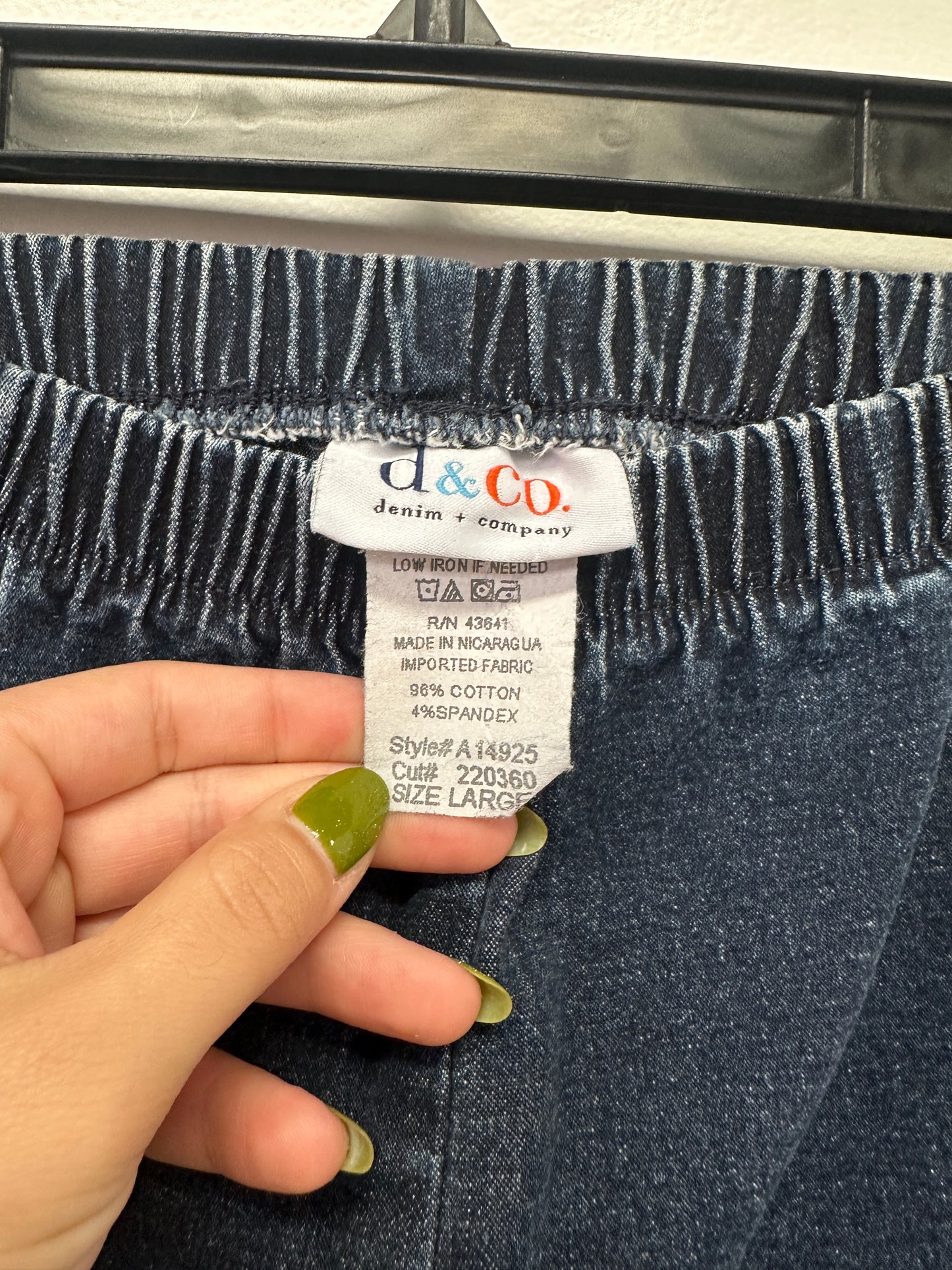 D&Co Denim Pants Large