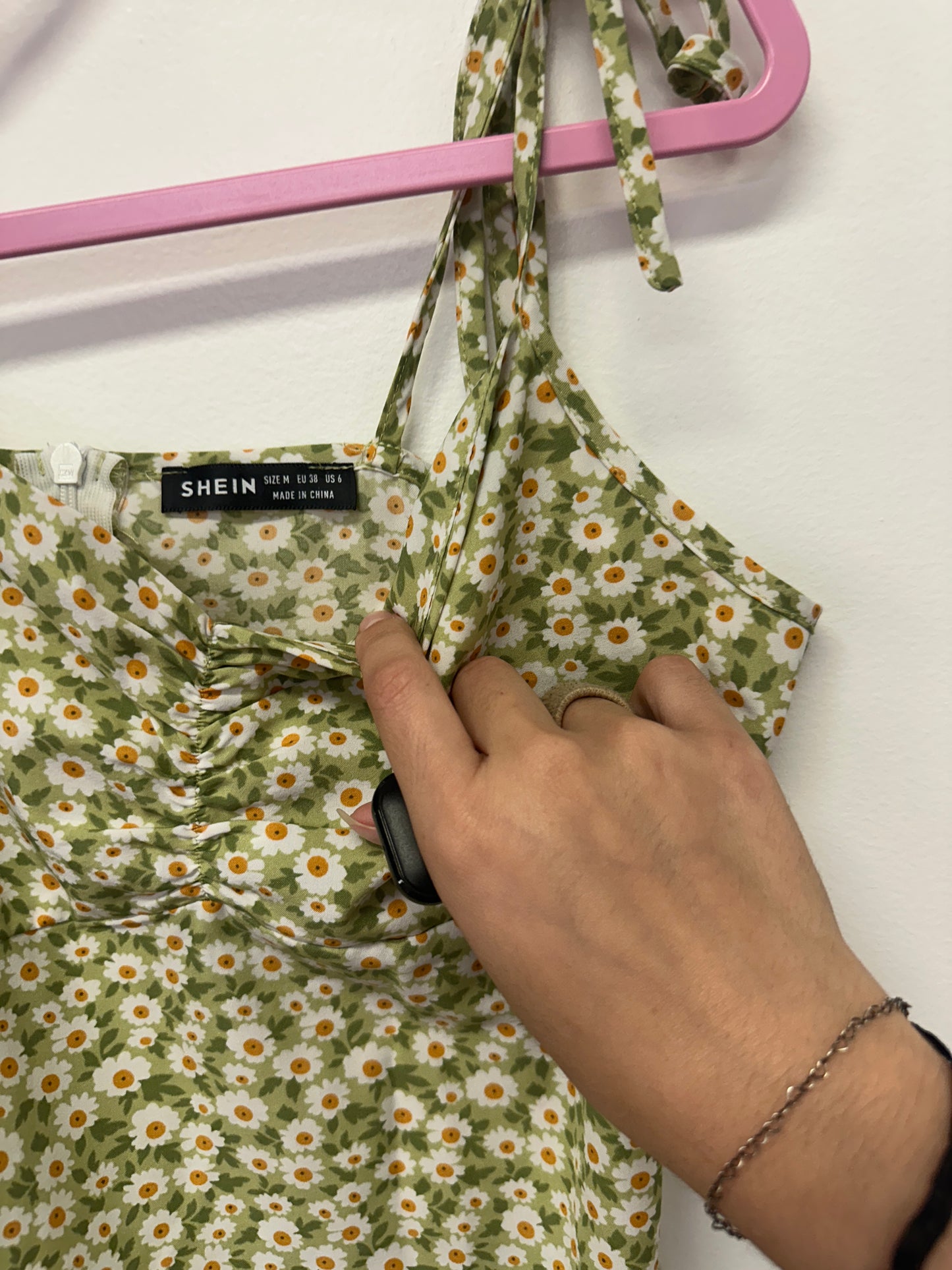 Green Daisy Midi Dress