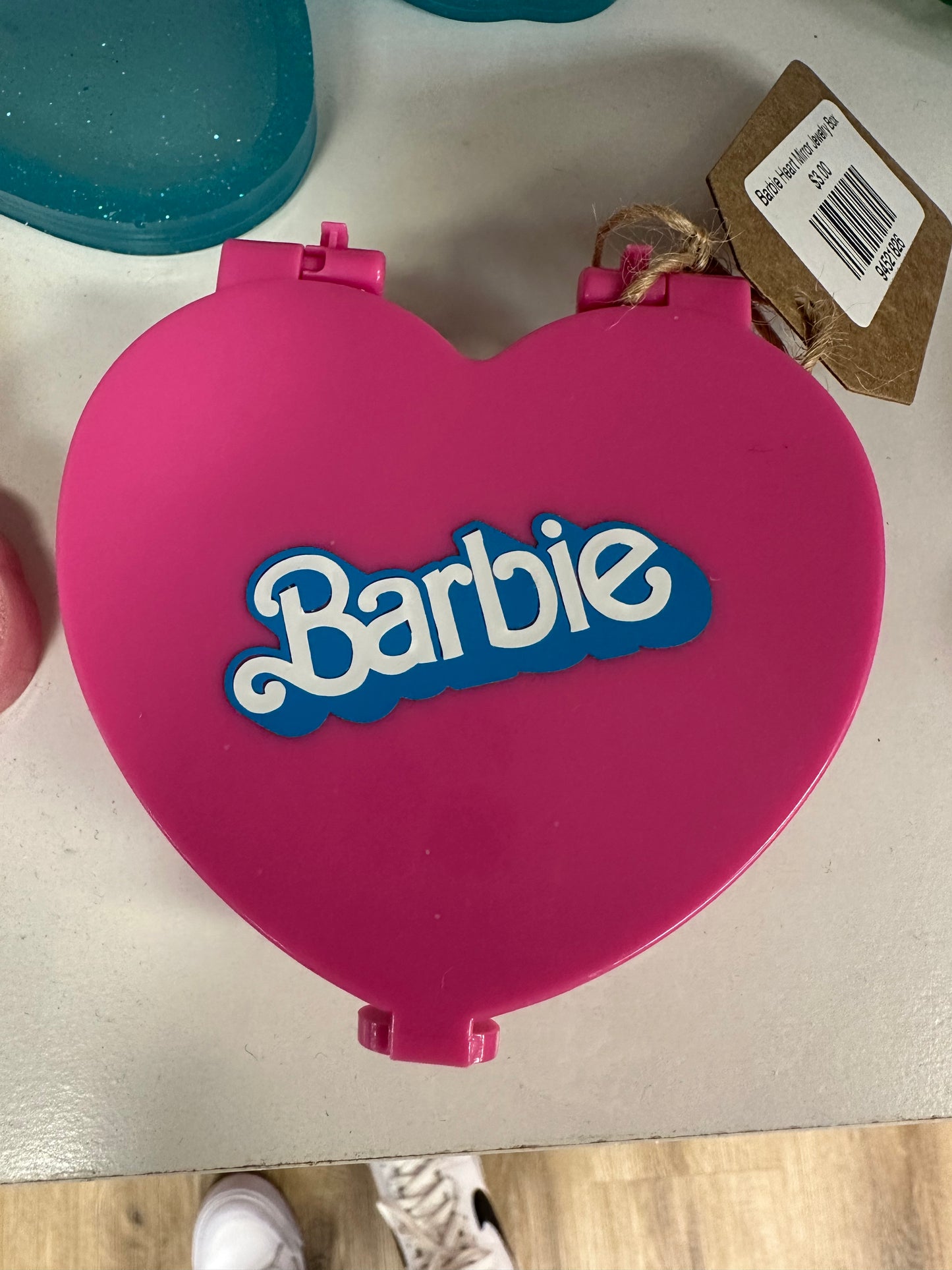 Barbie Heart Mirror Jewelry Box