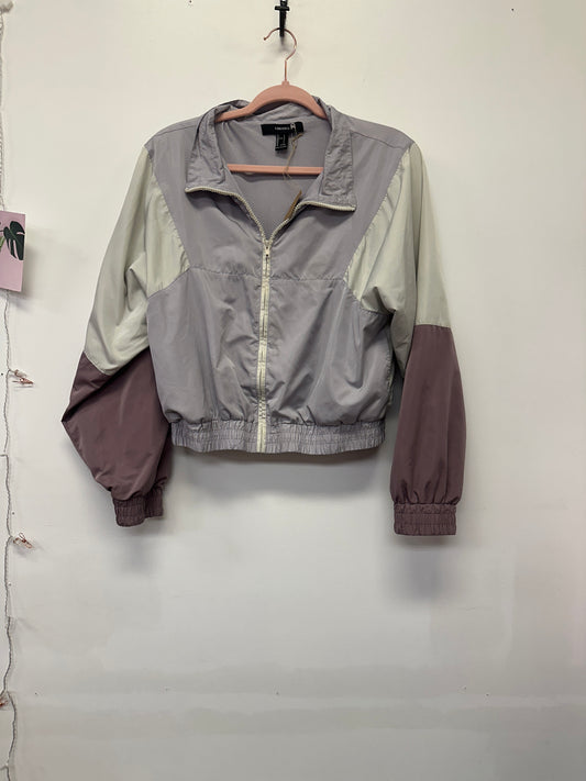 Forever21 Purple Colorblock Jacket