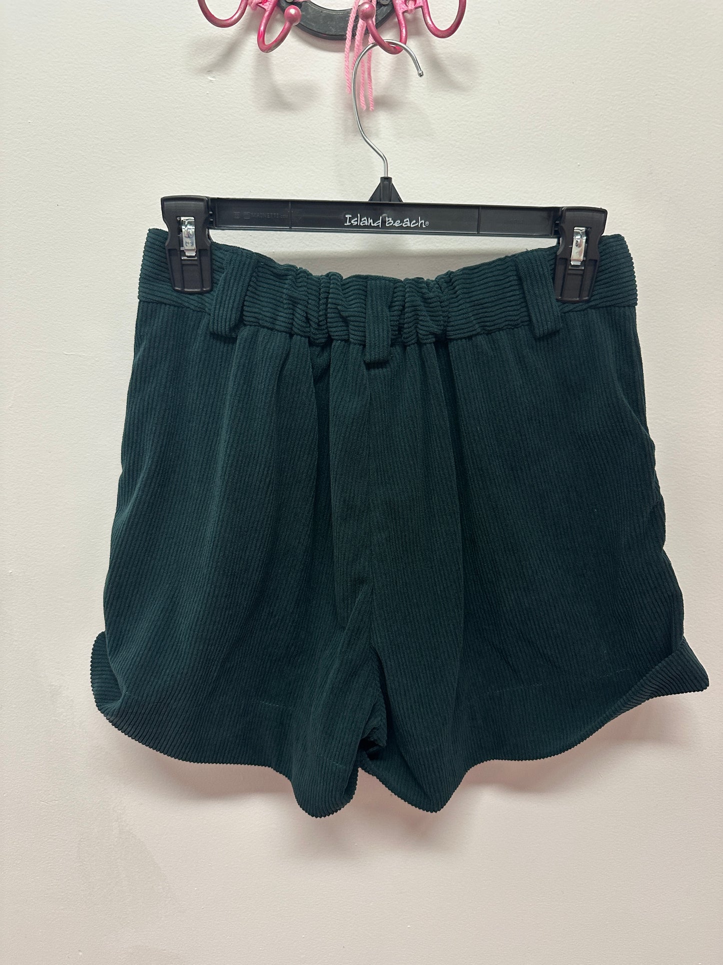 Green Cordoroy Shorts
