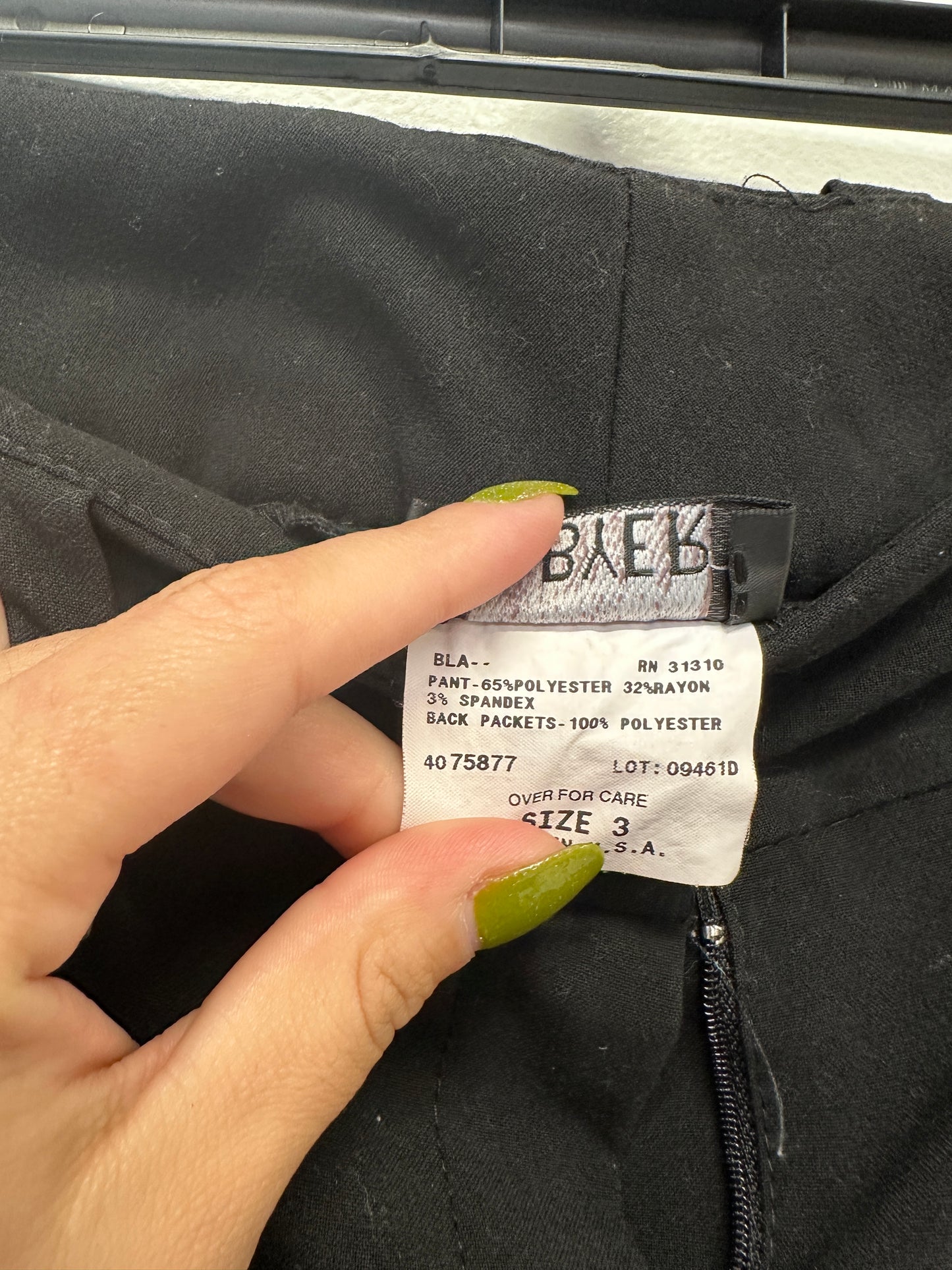 A. Byer Black Dress Pants