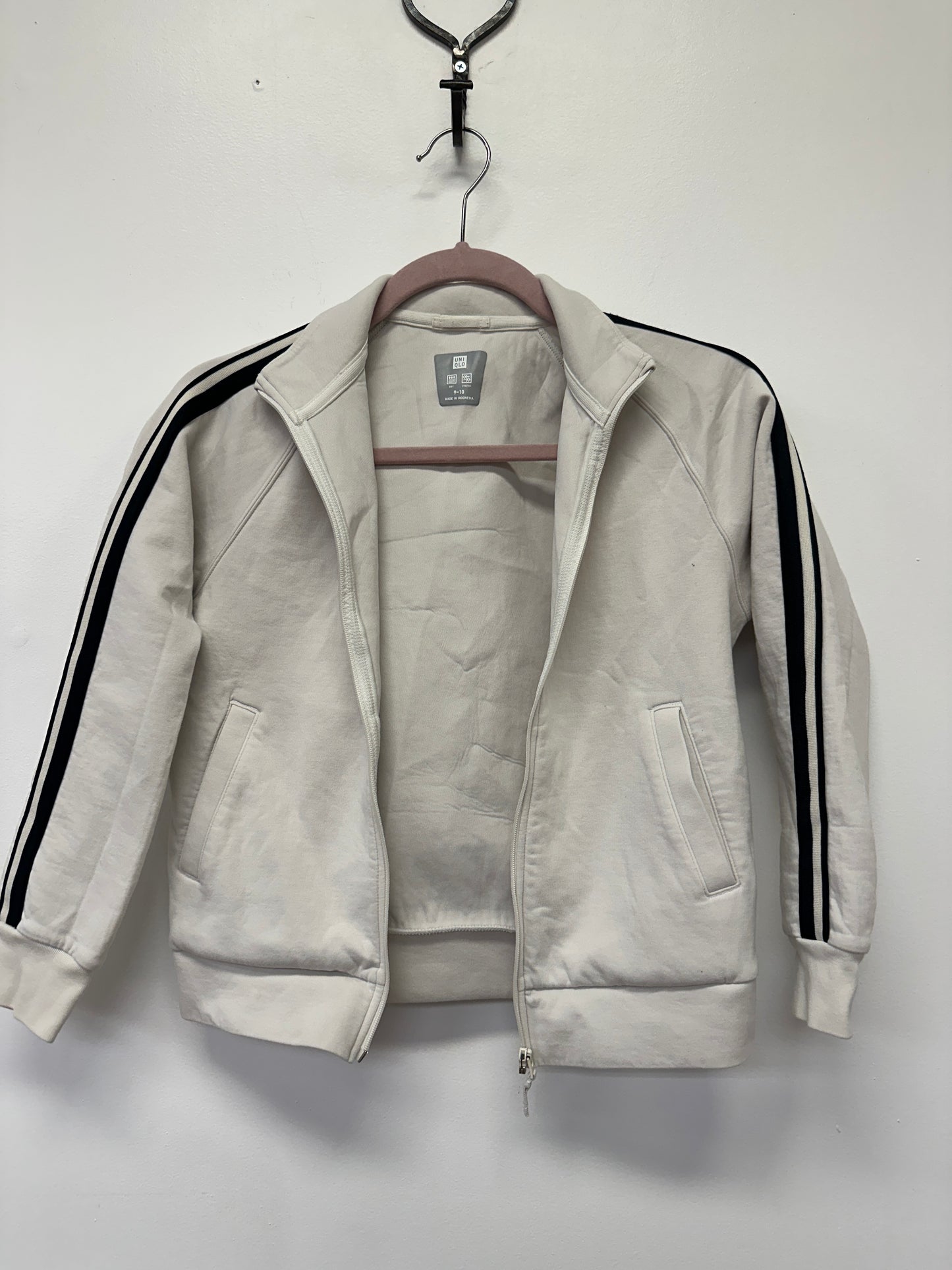 Uniqlo Cream Zip Track Jacket