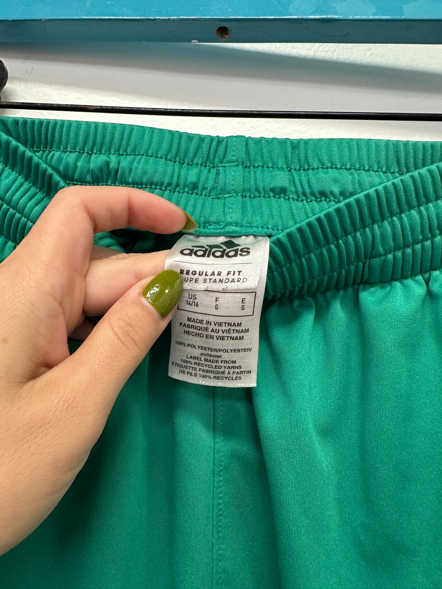 Adidas Green Athletic Shorts