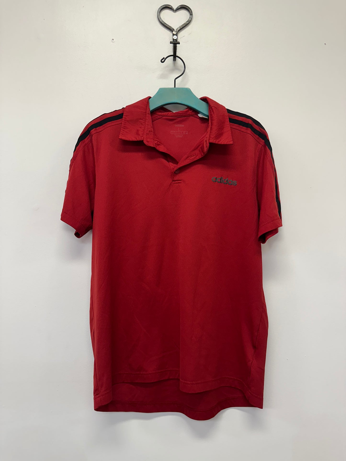 Adidas Red Polo