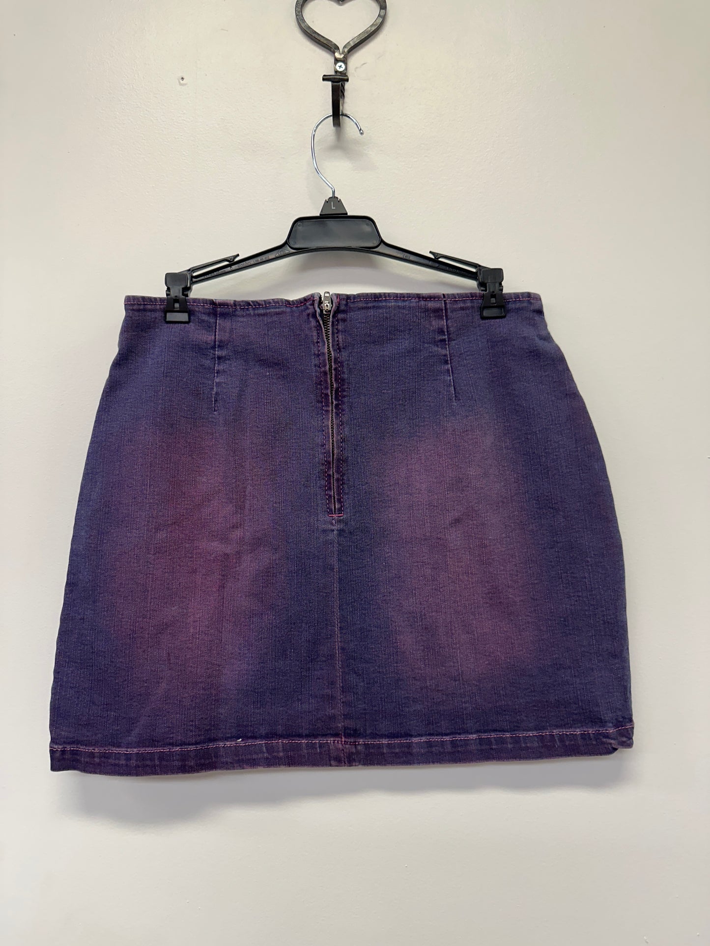 Wild Fable Purple Denim Mini Skirt Size 10