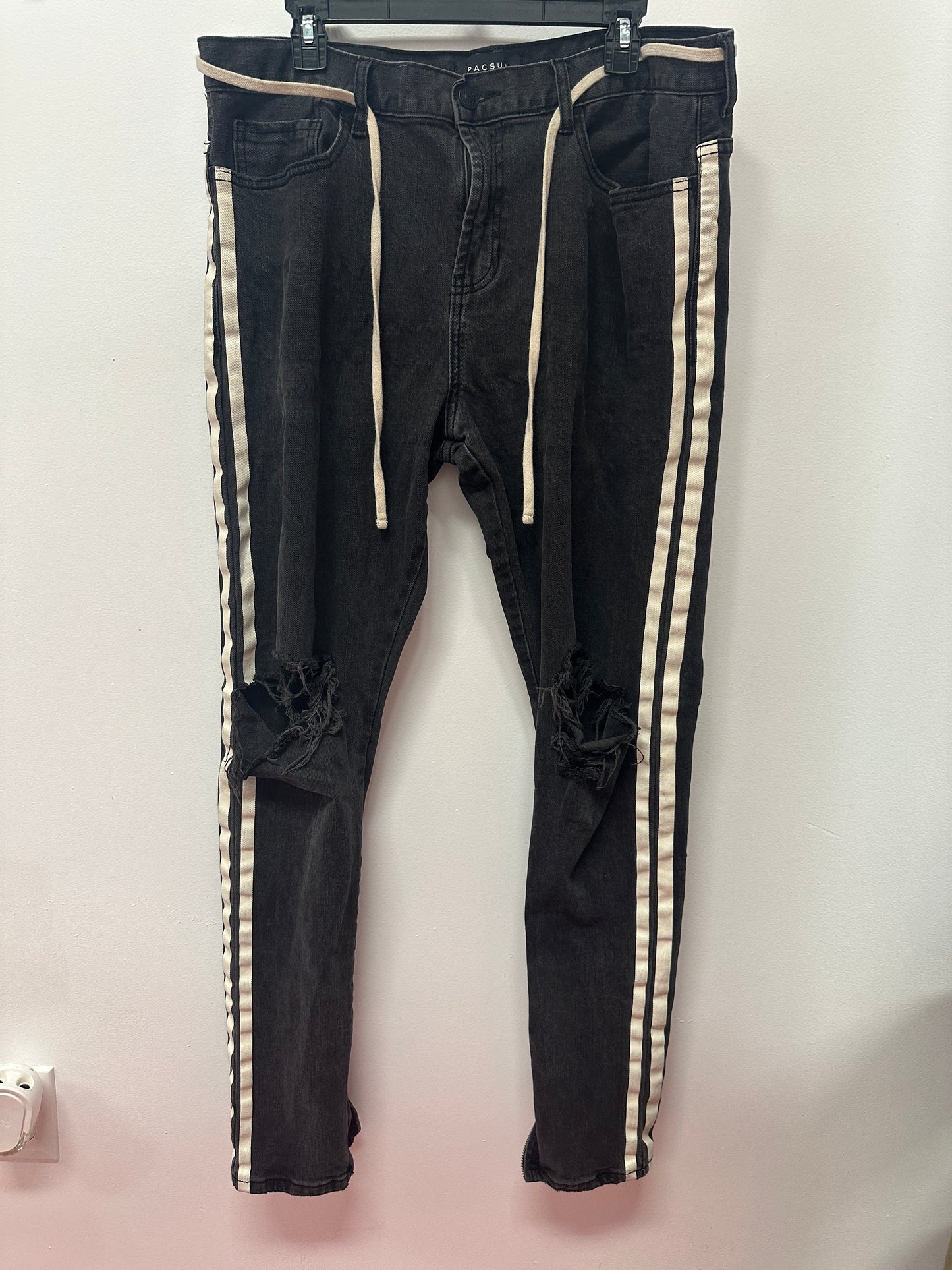 PacSun Black Stacked Skinny Jeans
