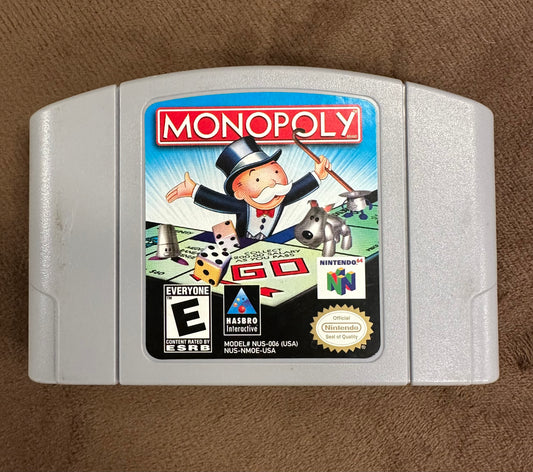 Monopoly Nintendo 64 Game