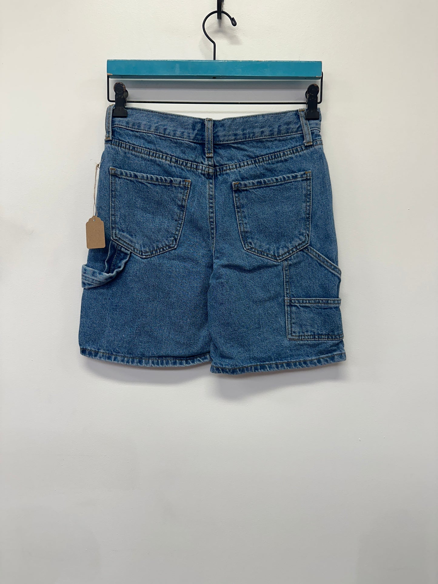 RSQ Carpenter Denim Shorts Light Wash
