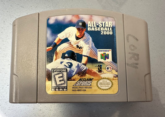 All-Star Baseball 2000 Nintendo 64 Game