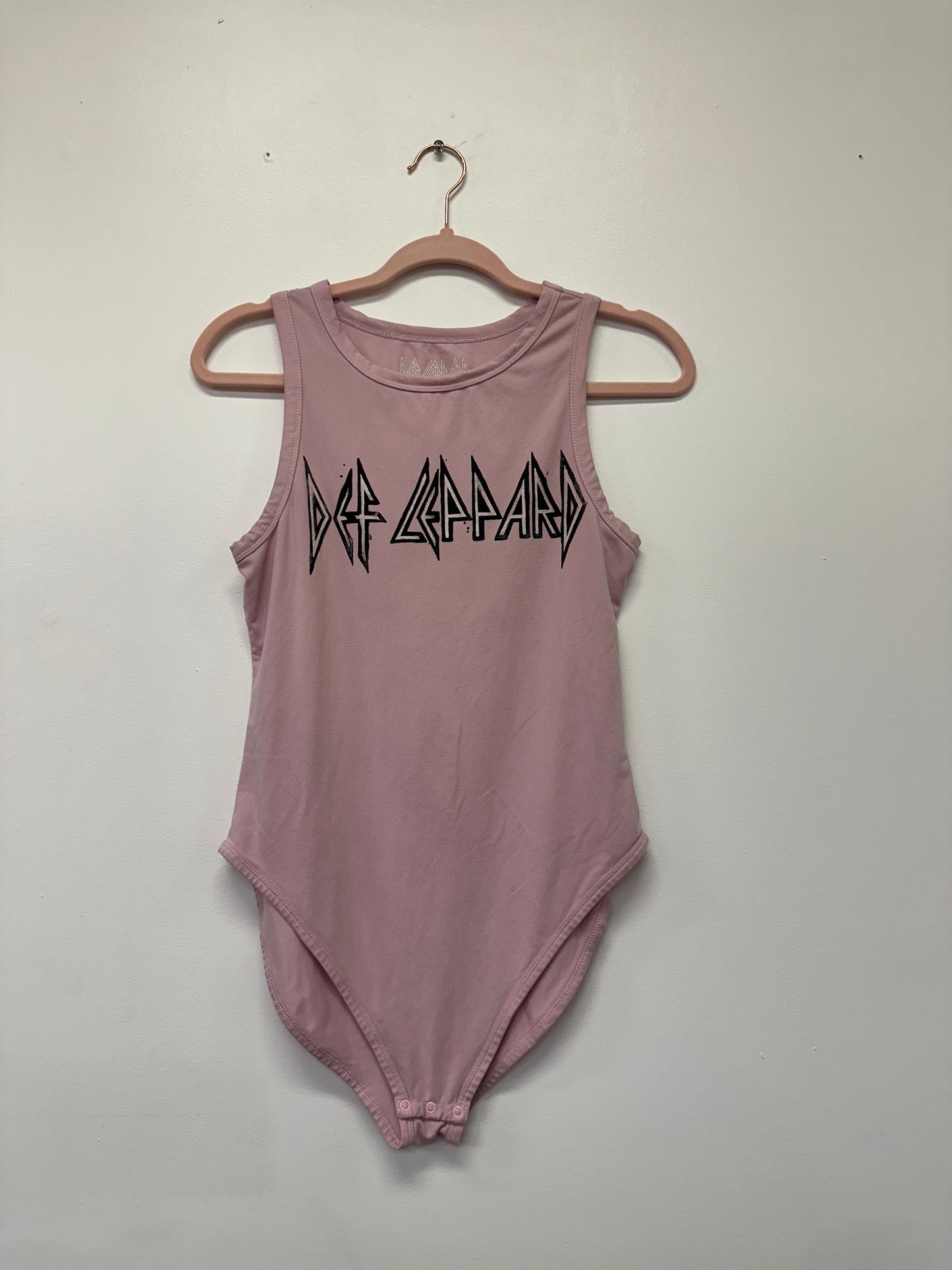 Def Leppard Pink Bodysuit