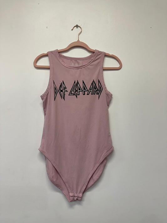 Def Leppard Pink Bodysuit
