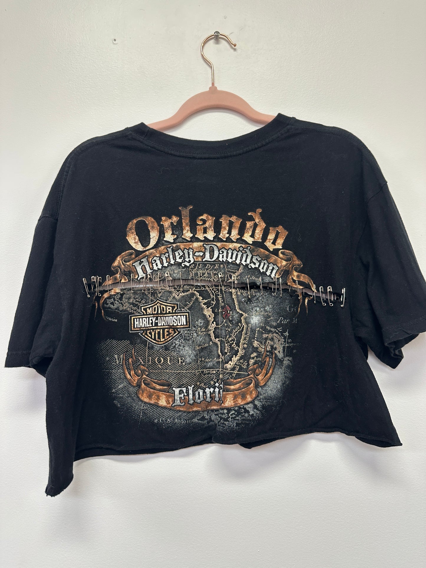 Harley Davidson Orlando Cropped Tee