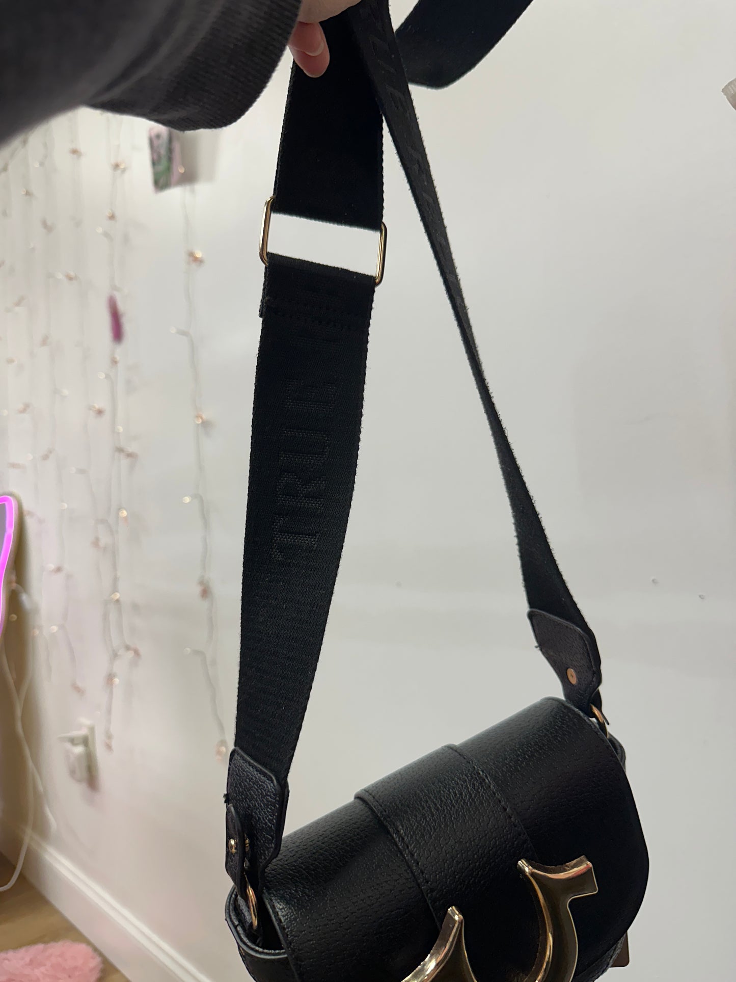 True Religion Black Crossbody
