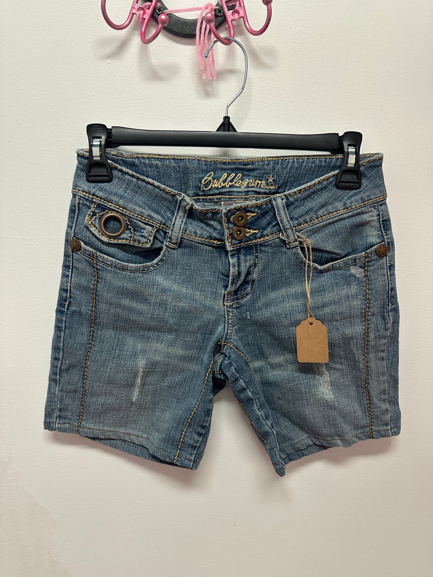 BubbleGum Jean Shorts
