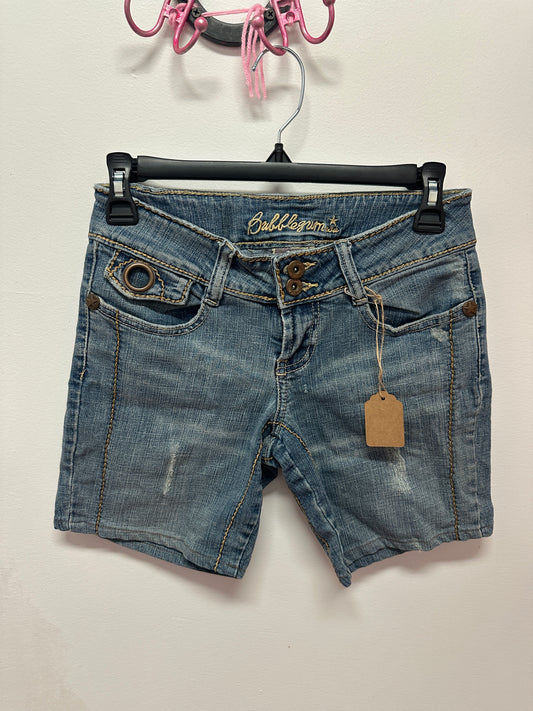 BubbleGum Jean Shorts