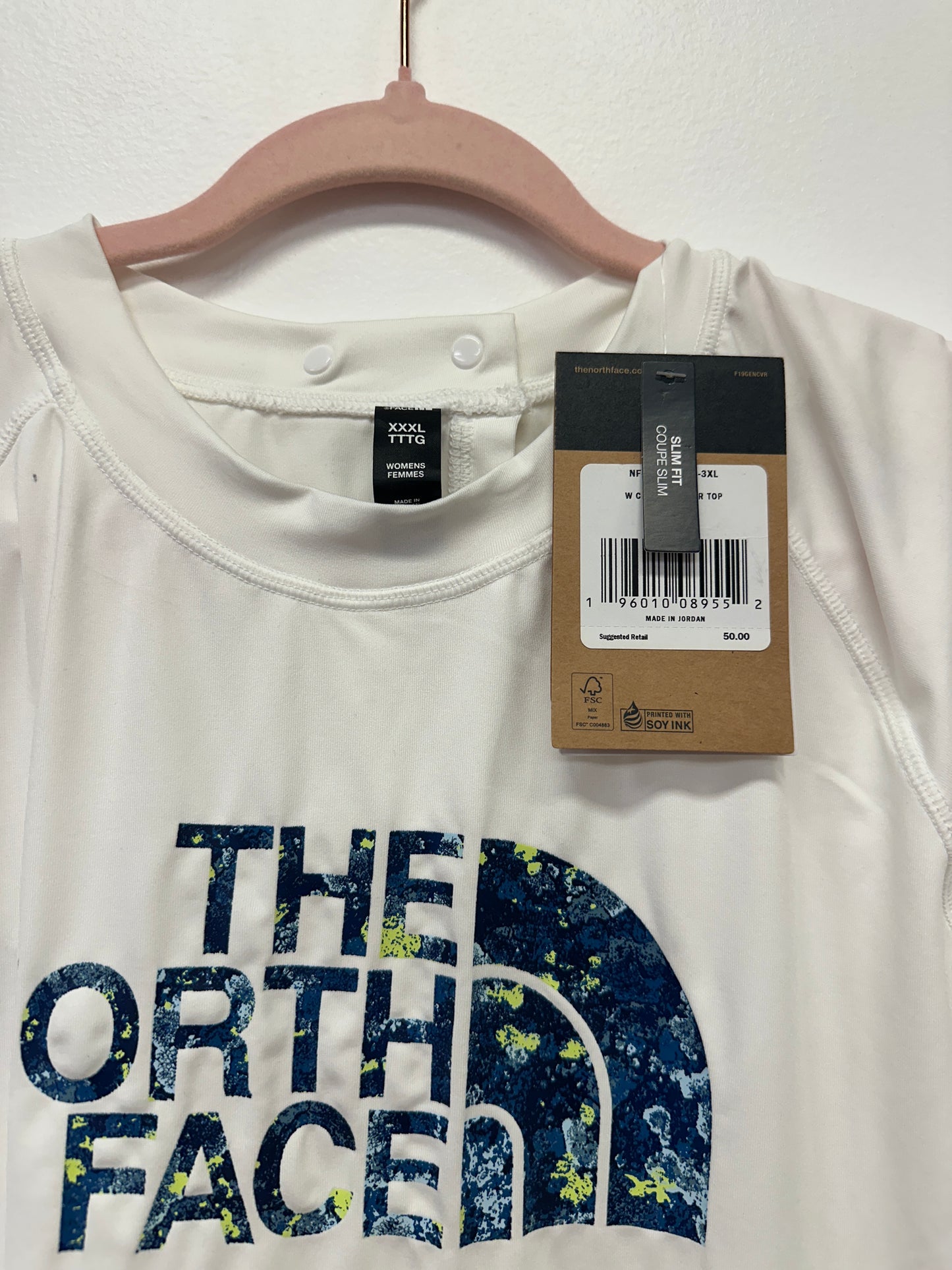 The North Face White Long Sleeve Top NWT
