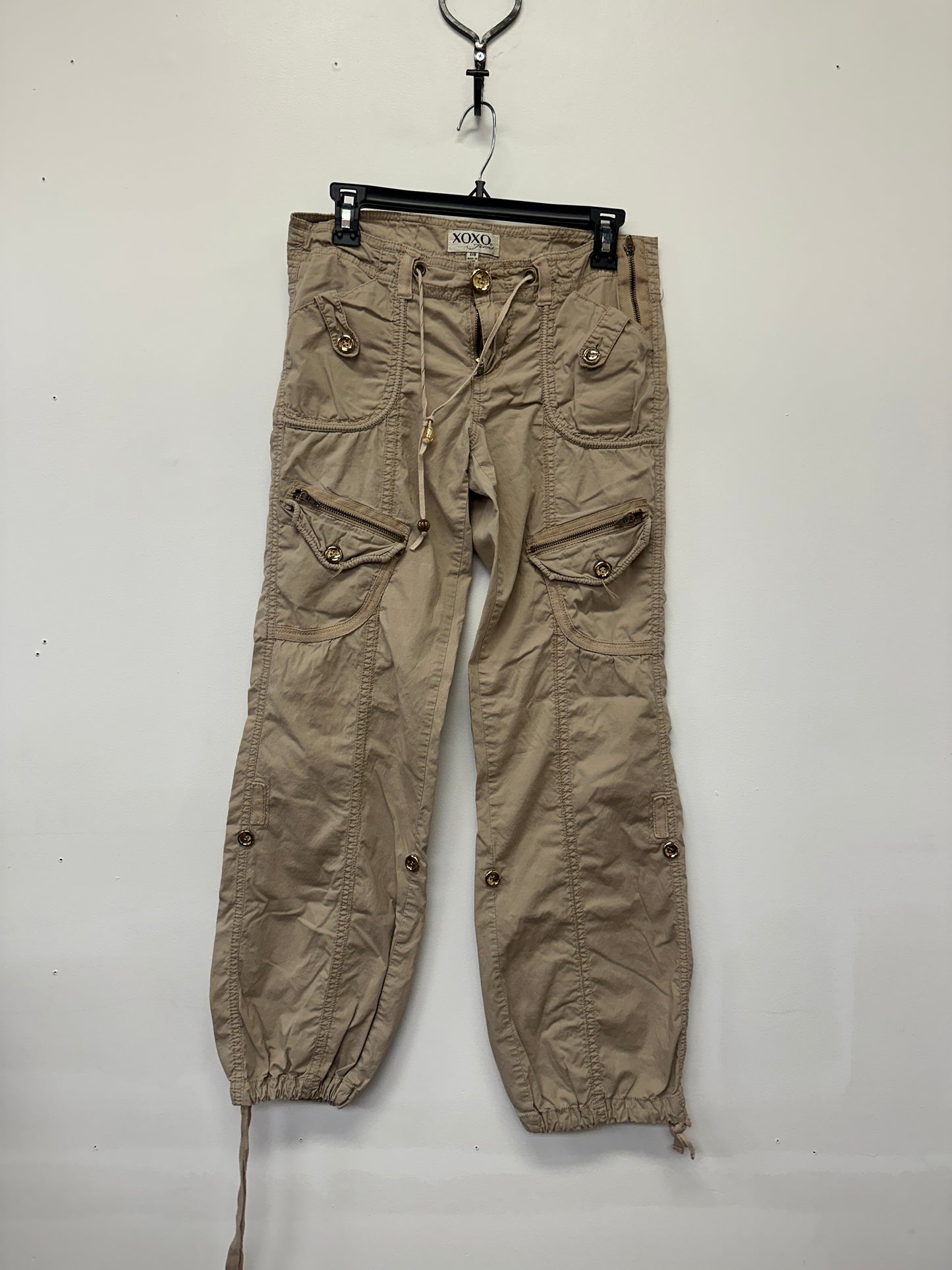 XOXO Tan Cargo Pants – Size 7/8