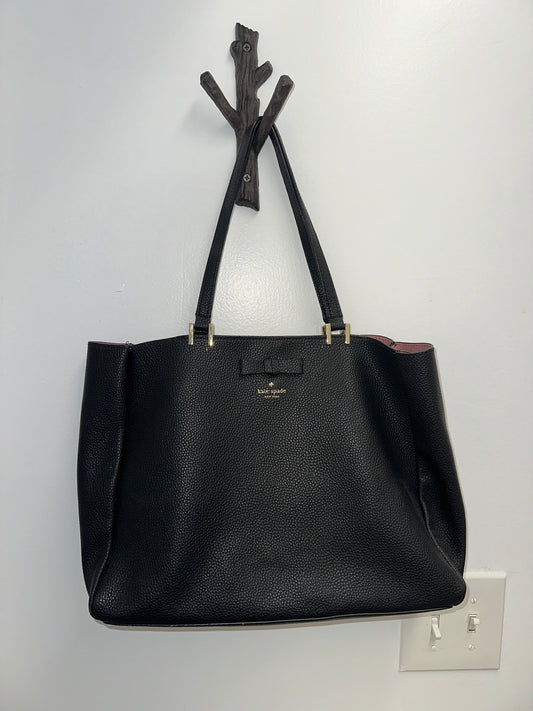 Kate Spade Black Leather Tote