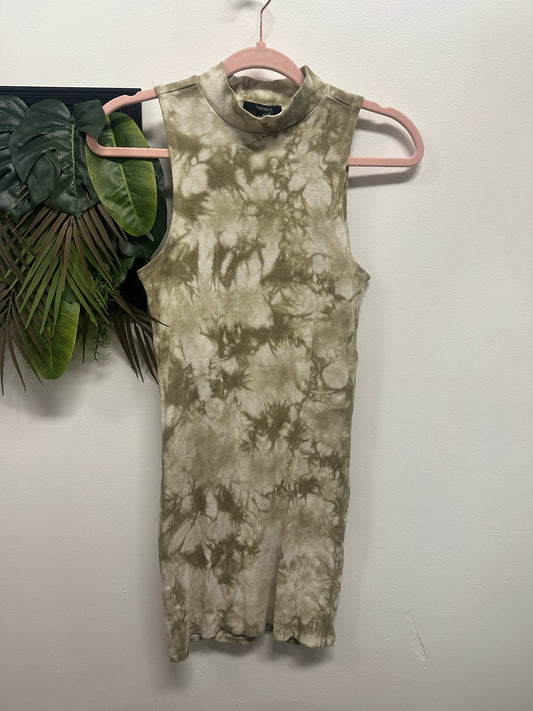 Forever21 Green Mockneck Dress