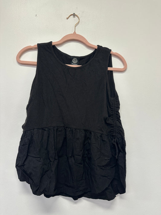 Black Babydoll Sleeveless Top