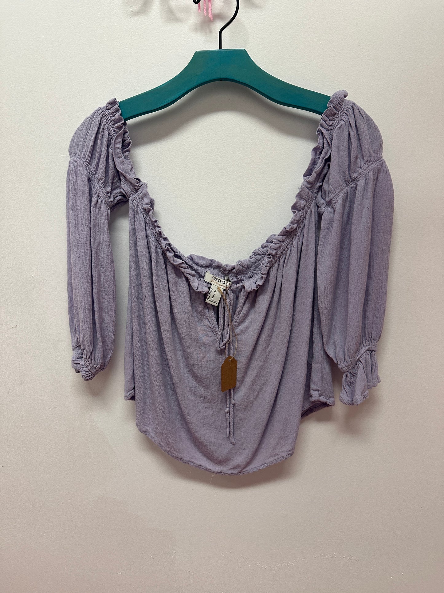 Forever21 Purple OffShoulder