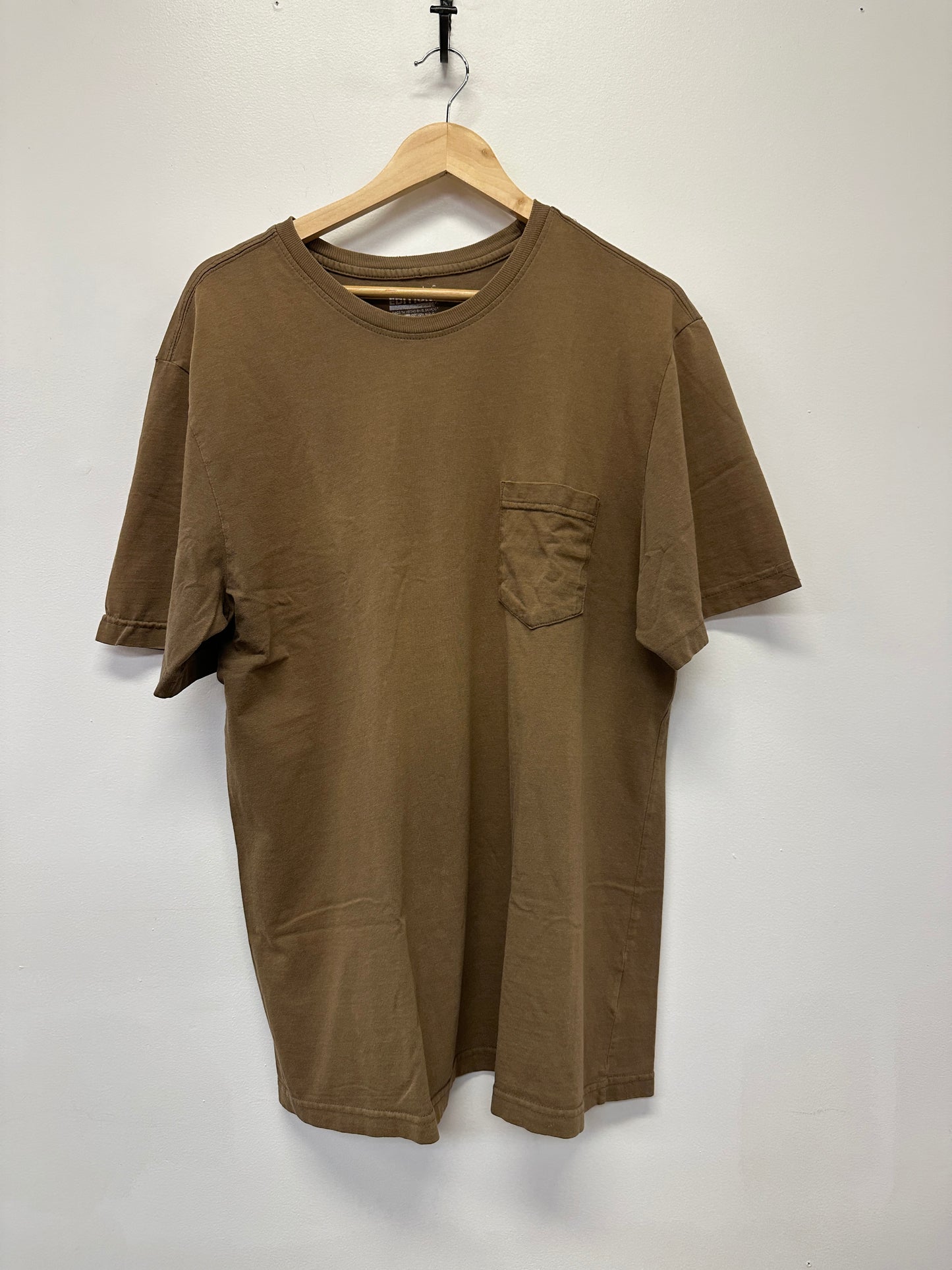 Basic Brown Pocket Tee