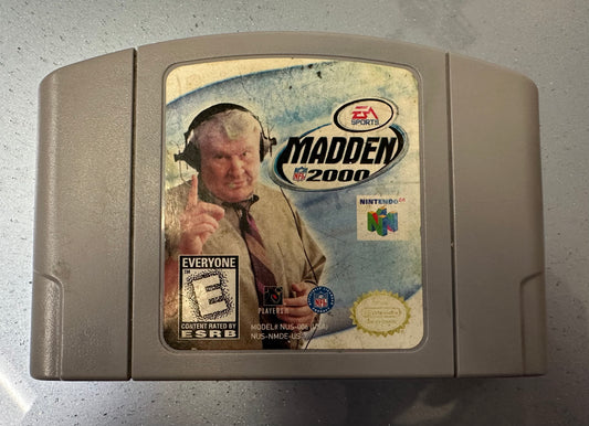 Madden 2000 Nintendo 64 Game