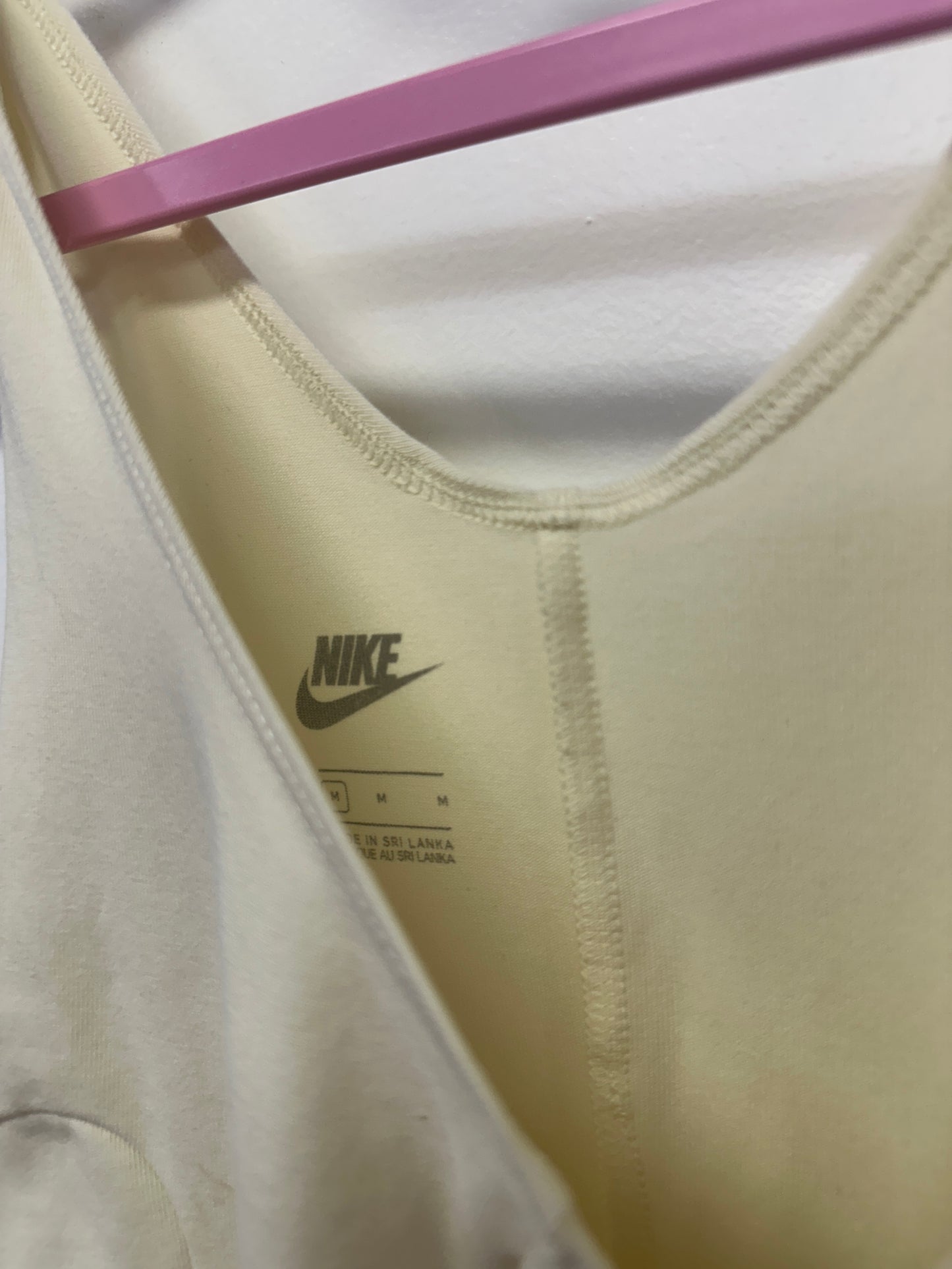 Nike Cream Biker Romper Unitard