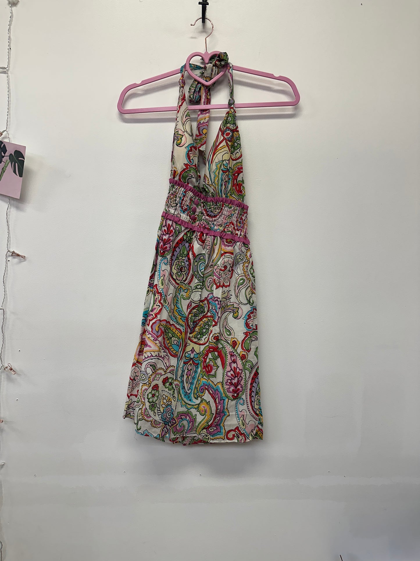 GUESS Paisley Halter Dress