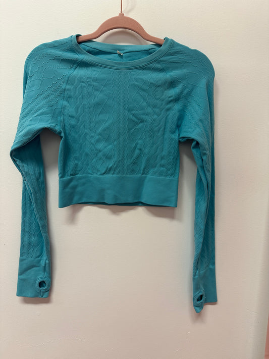 Target Blue Longsleeve Workout Top