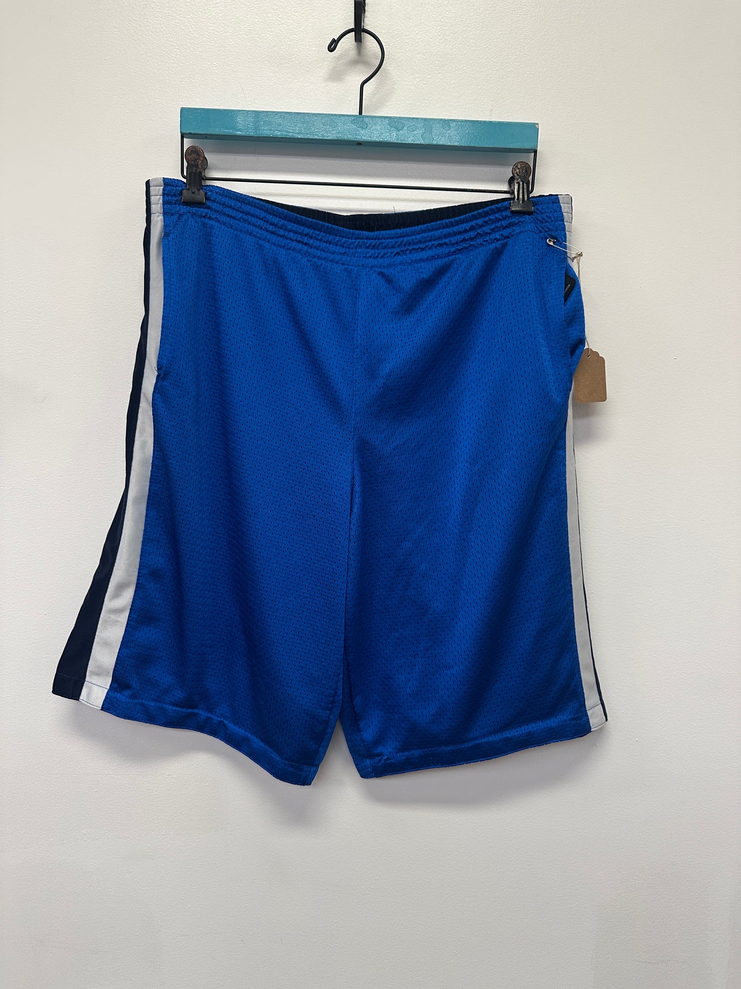 Royal Blue Mesh Athletic Shorts