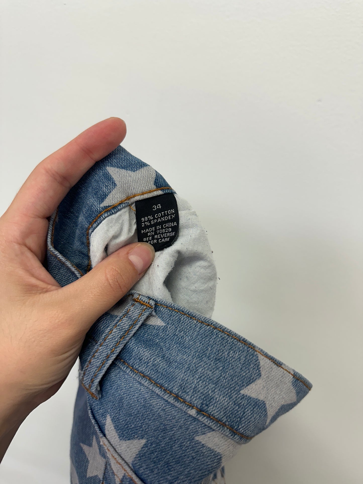 Carbon Stars n Stripes Jean Shorts