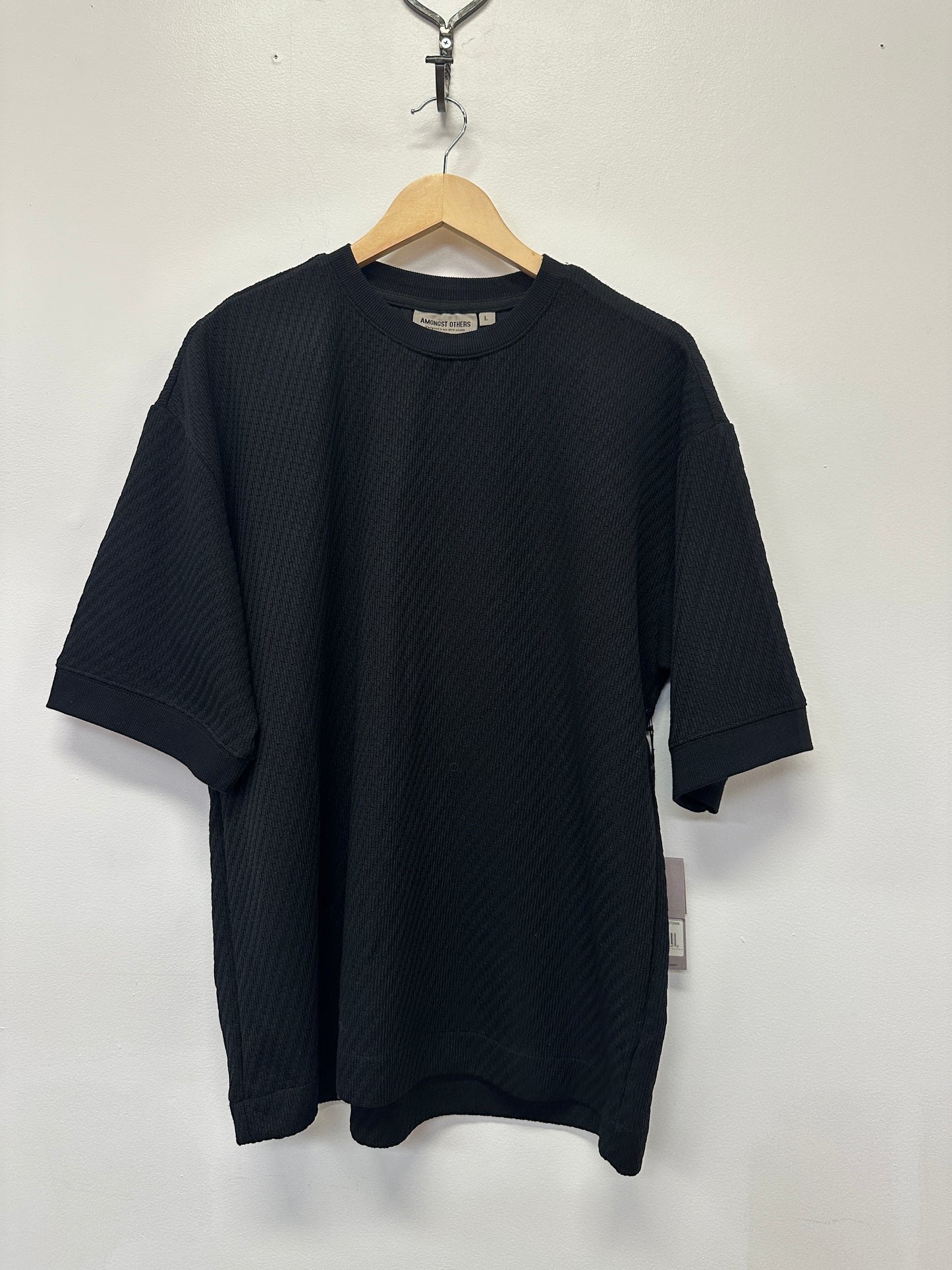 Almost Others Black Textured Matching Set