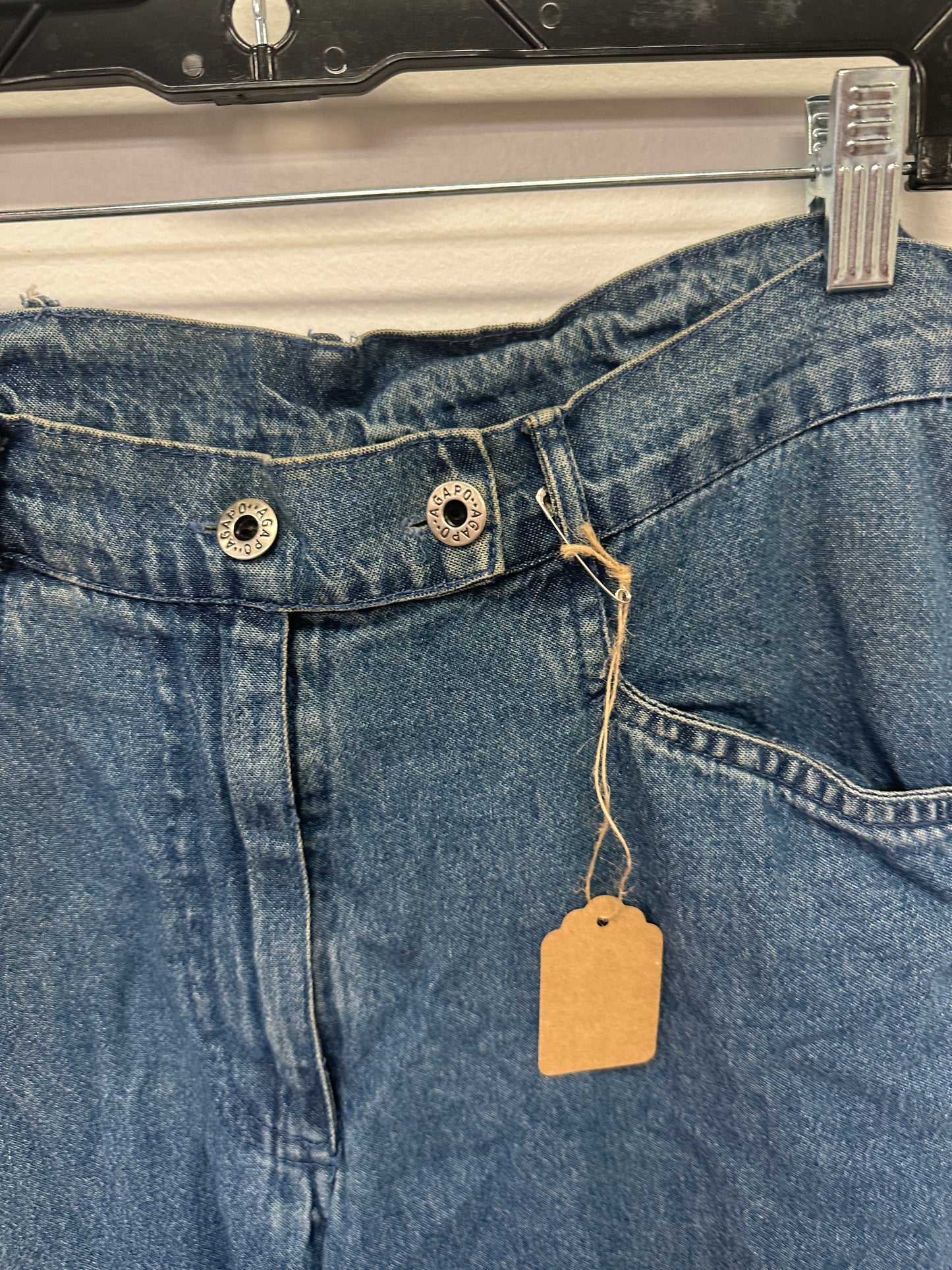Agapo Capri Jeans w/floral strip
