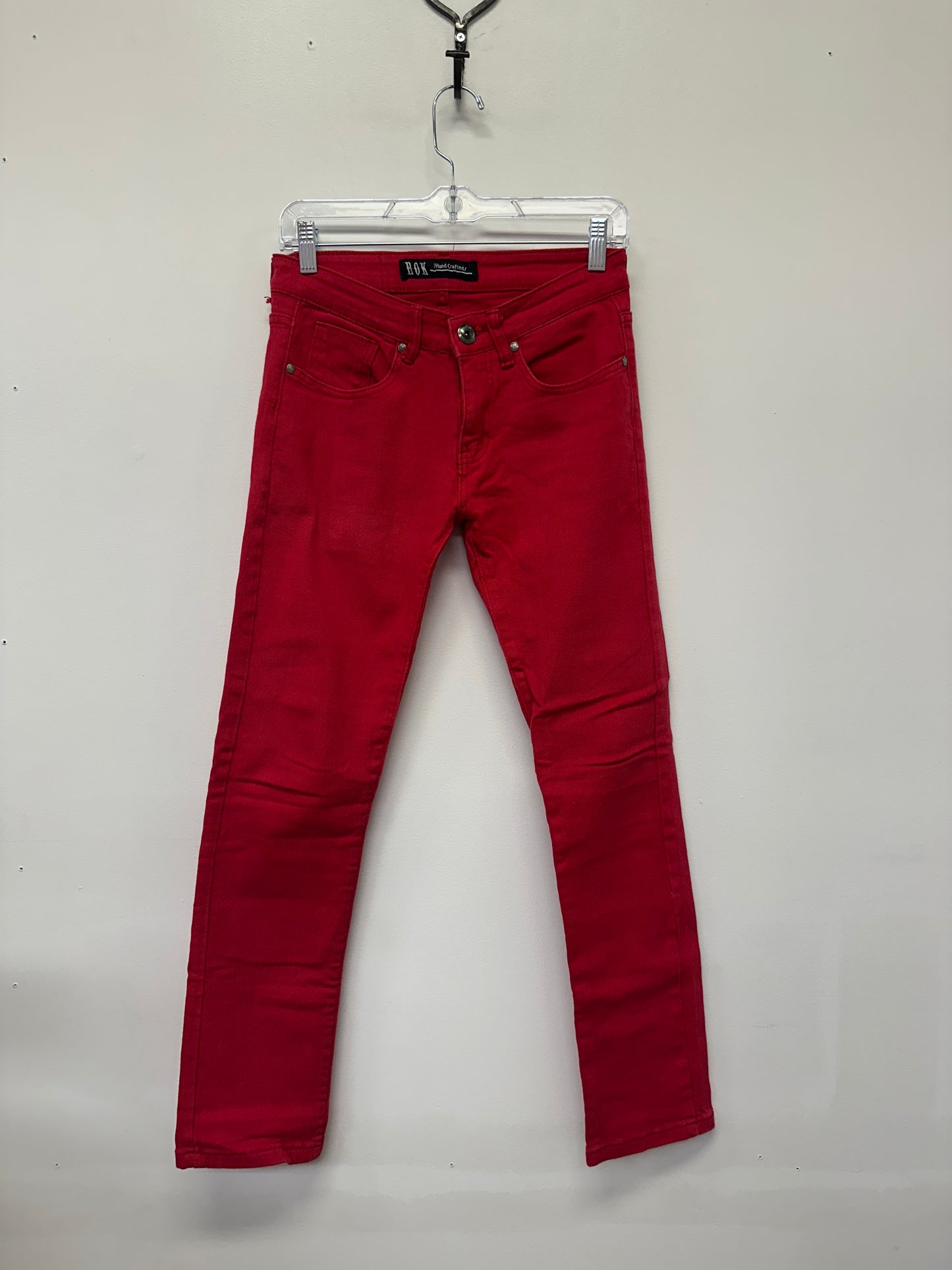 ROX Red Denim Jeans – W28 L30
