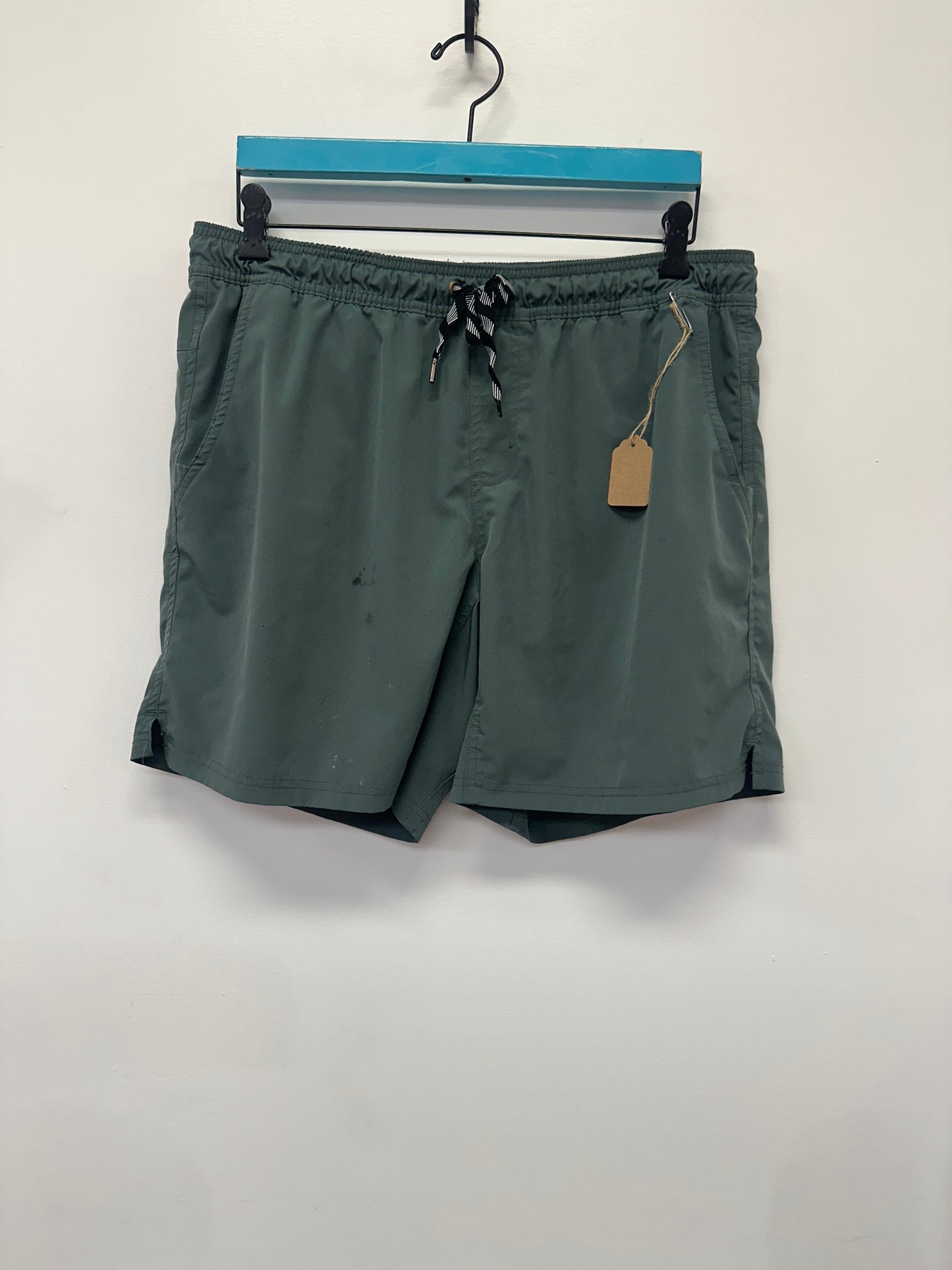 Green Performance Swim Athletic Shorts