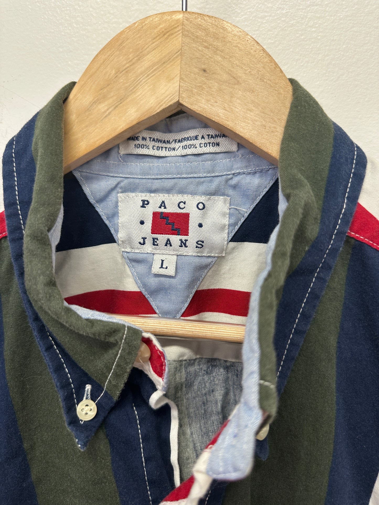 Paco Jeans Stripped Button Up