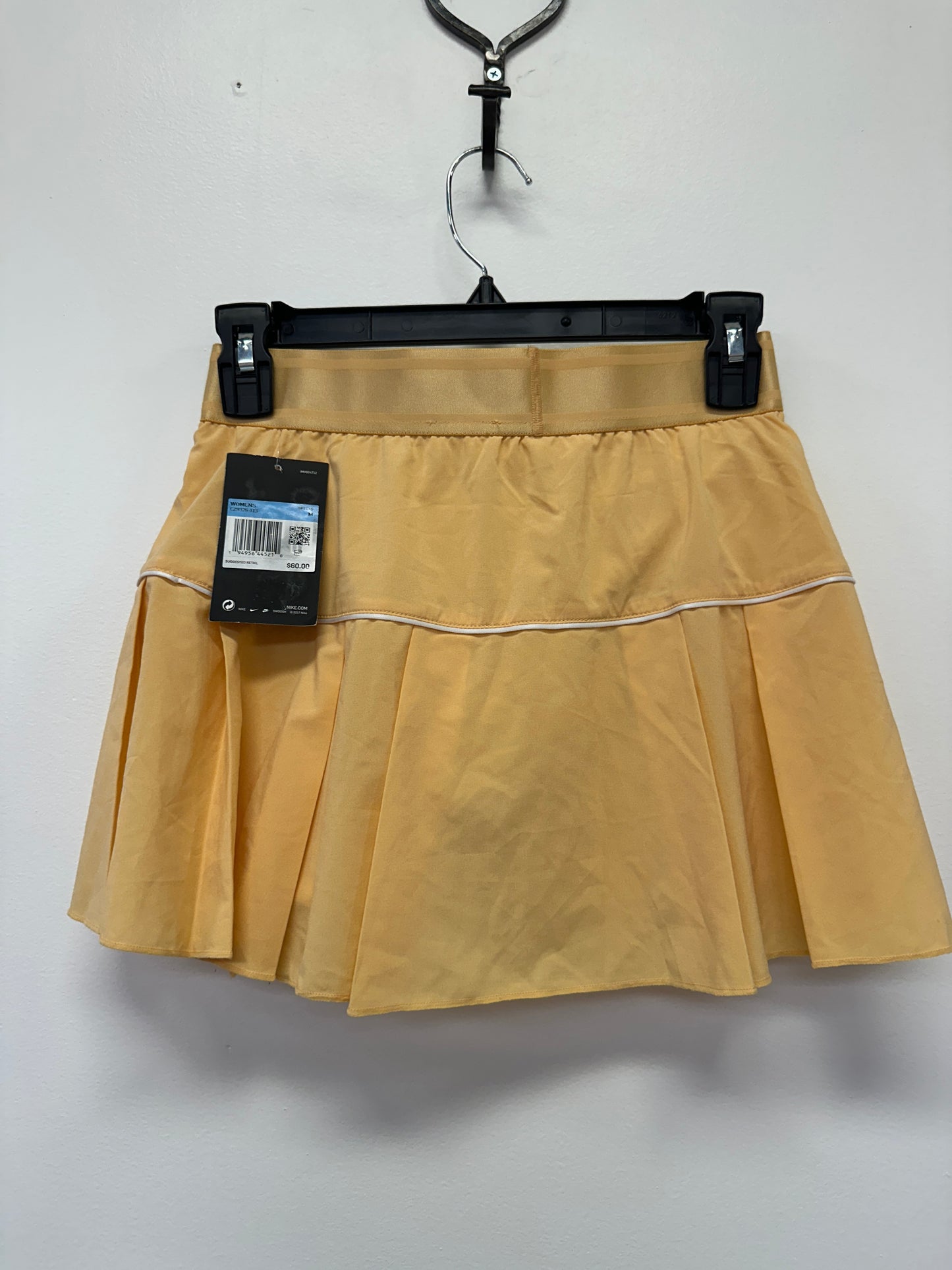 Nike Yellow Pleated Tennis Skirt Medium New With Tags